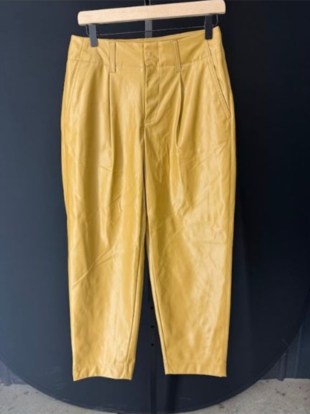 A New Day Tan Faux Leather Pants